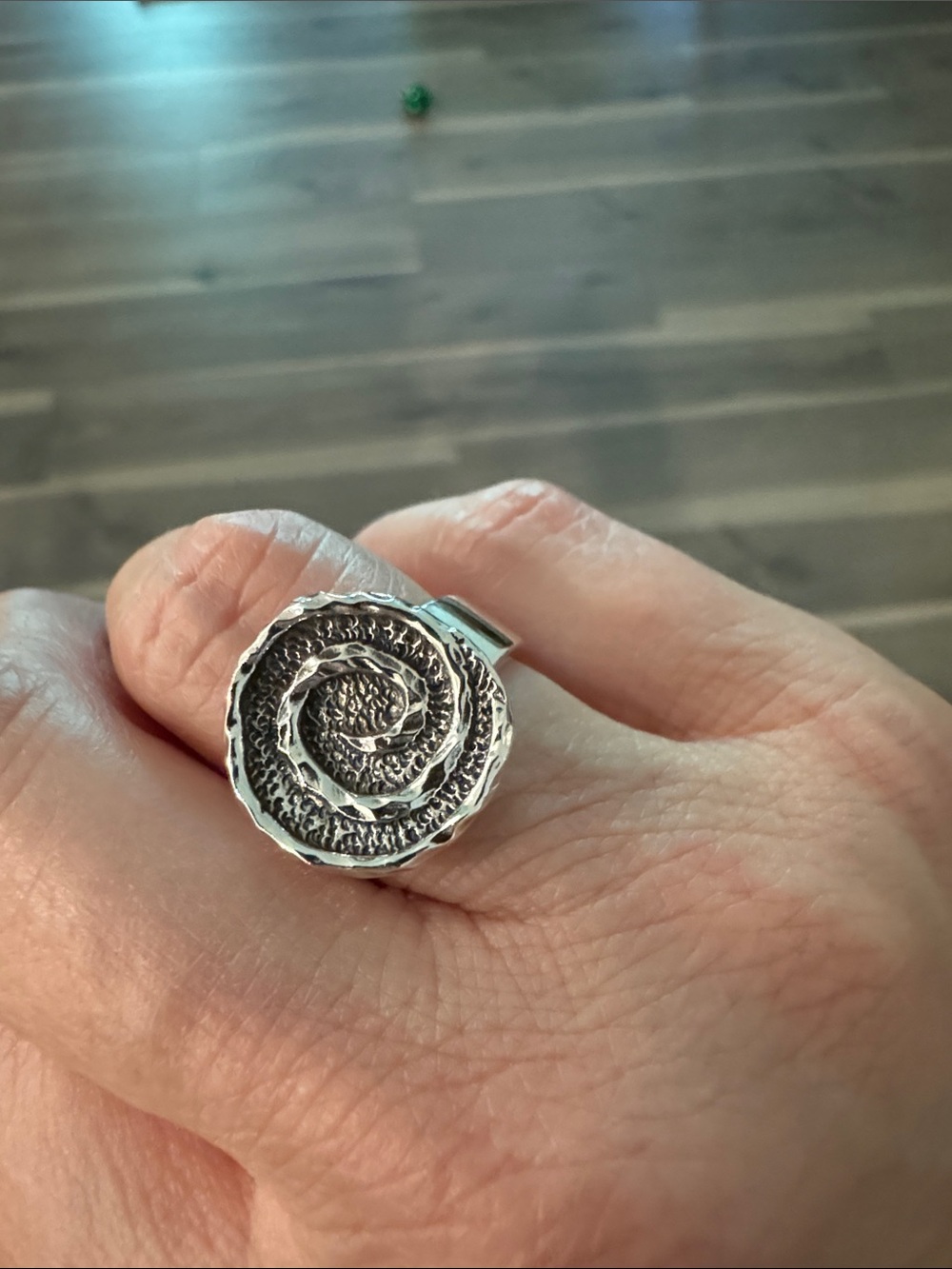 Sterling Silver Swirl Ring